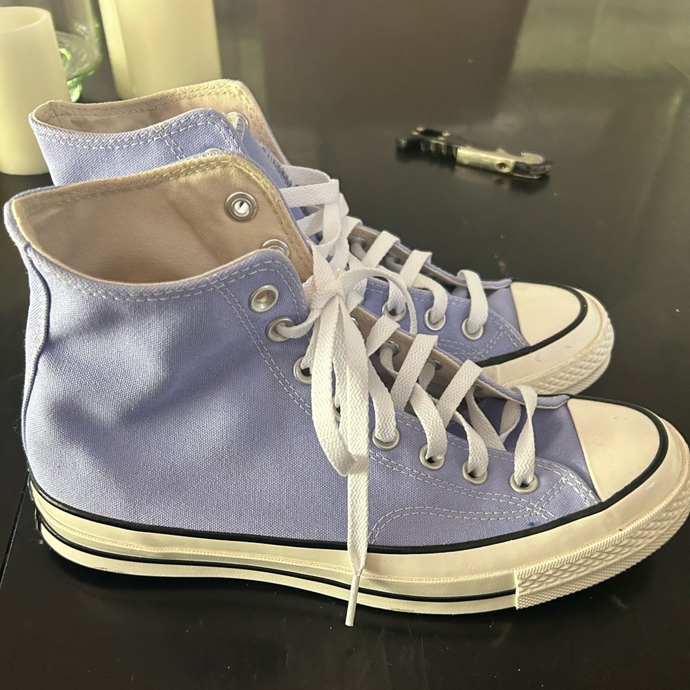 Lilac Converse High Tops- Women’s Size 7.5
